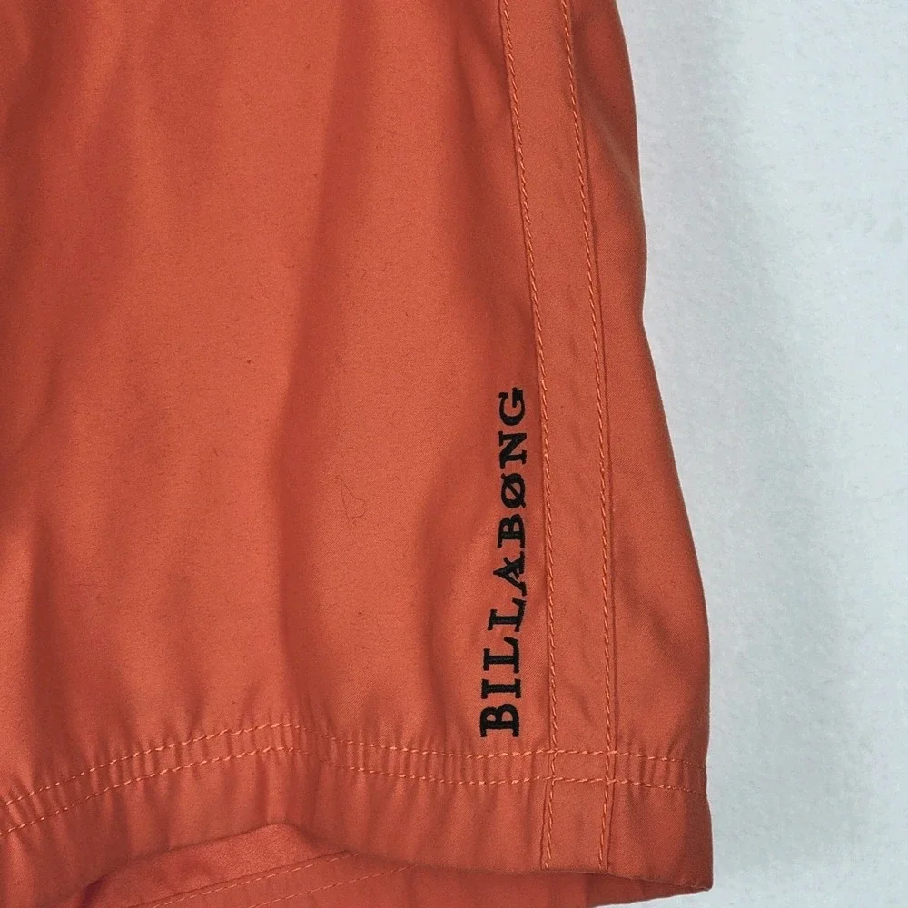 Vintage Billabong Board Shorts Mens 36‎ Burnt Orange Surf Swim Cargo Pockets